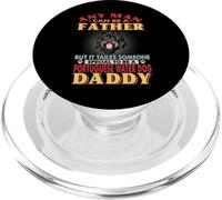 Any Man Can Be A Father Portuguese Water Dog Daddy Dog Lover PopSockets PopGrip para MagSafe