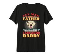 Any Man Can Be A Father Scottish Terrier Daddy Dog Lover Camiseta Premium