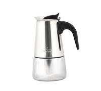 Any morning cafetera moka acero inoxidable 300 ml inducción 6 tazas