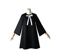 Anya Forger - Disfraz de cosplay de uniforme escolar para fiesta de Halloween (mediano, negro)