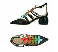 ANYA HINDMARCH CAGE SANDAL PUNTA APEX SANDALEN MULES ZAPATOS 37.5