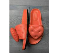 Anya Hindmarch Slide Chubby Heart Sandalias Mules Flats Zapatos Zapatillas 36