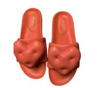 Anya Hindmarch Slide Chubby Heart Sandalias Mules Flats Zapatos Zapatillas 38