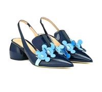 ANYA HINDMARCH Sling Back Apex Pump Sandalias Mules Flats Zapatos Zapatillas 36