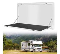 AnYaBinni Mesas de Picnic Plegables para Caravana, Mesa de Exterior Montada en la Pared de Aluminio, Cerradura para Autocaravanas y Autocaravanas, 80 * 45 CM