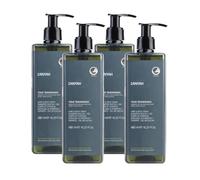 Anyah - Champú - Gel de Ducha - 4x480ml - Recargable - Fórmula Diaria Todo en Uno con Extracto de Lamio Blanco - Champú para Cabello - Jabón de Ducha - Fabricado en Italia