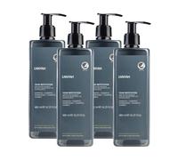 ANYAH Champú Hidratante 4 x 480ml - Fórmula Eco-Friendly para Cabello Sano e Hidratado, Certificado Nordic Ecolabel, Refuerza, Revitaliza y Mejora el Comodidad del Cuero Cabelludo - No Recargable