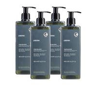 Anyah - Gel de Ducha - 4x480ml - No Recargable - Con Precursor del Ácido Hialurónico - Testado Dermatológicamente - Jabón corporal - Fabricado y Envasado en Italia