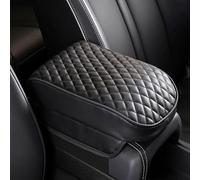 ANYANH Cojín del Reposabrazos del Automóvil para Ford Ecosport 2018-2021, Cojín De Apoyabrazos De Cuero para Coche, con Bolsa de Almacenamiento
