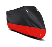 ANYANH Fundas Motos para Triumph Rocket 3 GT 2020-2024, Impermeable Antipolvo UV, Cubierta Protectora Exterior/Interior con Tiras Reflectantes y Bolsa,Red