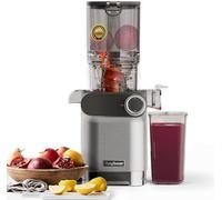 Anybear - Exprimidor de prensa en frío, exprimidor masticante de 200 W de 4.3 pulgadas de tamaño grande, apto para frutas enteras, exprimidor lento con barrena resistente, materiales Tritan, sin BPA