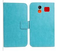 Anybird Azul Funda Caso Carcasa Proteccion Cuero Flip Case Cover Soporte para Nomi i2320 2.31" Magnética Caso Cuero Billetera Cover Teléfono Case Etui