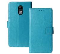 Anybird Azul Funda Caso Carcasa Proteccion Cuero Flip Case Cover Soporte para SPC Fortune 2 4G 1.77" Magnética Caso Cuero Billetera Cover Teléfono Case Etui