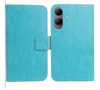 Anybird Azul Funda Caso Carcasa Proteccion Cuero Flip Case Cover Soporte para Symphony MAX 30 6.56" Magnética Caso Cuero Billetera Cover Teléfono Case Etui