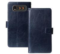 Anybird Azul Oscuro Funda Caso Carcasa Proteccion Cuero Flip Case Cover Soporte para Hammer H Boost 4G 2.4" Magnética Caso Cuero Billetera Cover Teléfono Case Etui