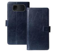 Anybird Azul Oscuro Funda Caso Carcasa Proteccion Cuero Flip Case Cover Soporte para Maxcom Comfort MM461 1.8" Magnética Caso Cuero Billetera Cover Teléfono Case Etui