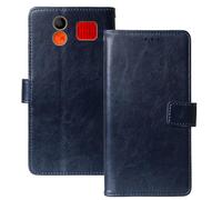 Anybird Azul Oscuro Funda Caso Carcasa Proteccion Cuero Flip Case Cover Soporte para Nomi i2320 2.31" Magnética Caso Cuero Billetera Cover Teléfono Case Etui
