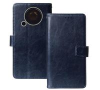 Anybird Azul Oscuro Funda Caso Carcasa Proteccion Cuero Flip Case Cover Soporte para Trevi Forte 70 2.4" Magnética Caso Cuero Billetera Cover Teléfono Case Etui
