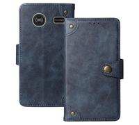 Anybird Azul Retro Carcasa Funda para Doro 2424 2.4" Magnética Premium Caso Protección Cuero Billetera Antigolpes Cover Teléfono Case