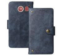 Anybird Azul Retro Carcasa Funda para Doro Leva L20 / L21 / Doro DFC-0520 2.8" Magnética Premium Caso Protección Cuero Billetera Antigolpes Cover Teléfono Case