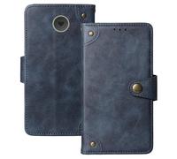 Anybird Azul Retro Carcasa Funda para Emporia Simplicity V27 LTE 2" Magnética Premium Caso Protección Cuero Billetera Antigolpes Cover Teléfono Case
