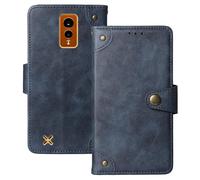 Anybird Azul Retro Carcasa Funda para Hammer Energy X 5.5" Magnética Premium Caso Protección Cuero Billetera Antigolpes Cover Teléfono Case