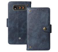 Anybird Azul Retro Carcasa Funda para Hammer H Boost 2 LTE 2.4" Magnética Premium Caso Protección Cuero Billetera Antigolpes Cover Teléfono Case