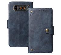 Anybird Azul Retro Carcasa Funda para Hammer H Boost LTE 4G 2.4" Magnética Premium Caso Protección Cuero Billetera Antigolpes Cover Teléfono Case