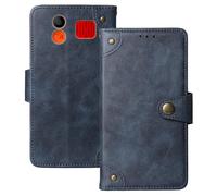 Anybird Azul Retro Carcasa Funda para Nomi i2320 2.31" Magnética Premium Caso Protección Cuero Billetera Antigolpes Cover Teléfono Case