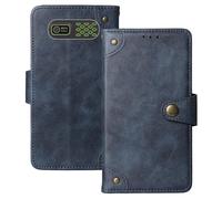 Anybird Azul Retro Carcasa Funda para Trevi Forte 80 2" Magnética Premium Caso Protección Cuero Billetera Antigolpes Cover Teléfono Case