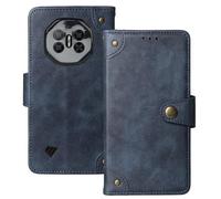 Anybird Azul Retro Carcasa TPU Silicona Funda para DOOGEE Fire 3 MAX 4G 5.5" Magnética Premium Caso Protección Cuero Billetera Antigolpes Cover Teléfono Case