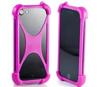 Anybird Funda Caso Teléfono Soft TPU Silicona Phone Case para Panasonic Eluga Ray 530 5.7" Carcasa Proteccion Cover Bumper Etui Purple