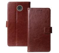 Anybird Marrón Funda Caso Carcasa Proteccion Cuero Flip Case Cover Soporte para Emporia Simplicity V27 LTE 2" Magnética Caso Cuero Billetera Cover Teléfono Case Etui