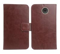Anybird Marrón Funda Caso Carcasa Proteccion Cuero Flip Case Cover Soporte para Emporia Simplicity V27 2" Magnética Caso Cuero Billetera Cover Teléfono Case Etui