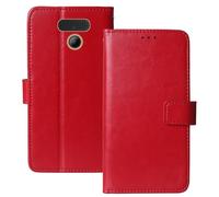 Anybird Marrón Funda Caso Carcasa Proteccion Cuero Flip Case Cover Soporte para Panasonic KX-TF400EXB 2.4" Magnética Caso Cuero Billetera Cover Teléfono Case Etui