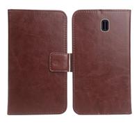 Anybird Marrón Funda Caso Carcasa Proteccion Cuero Flip Case Cover Soporte para TTfone Comet TT100 1.77" Magnética Caso Cuero Billetera Cover Teléfono Case Etui