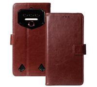 Anybird Marrón Funda Caso Carcasa Proteccion Cuero Flip Case Cover Soporte TPU Silicona para Oukitel WP23 6.52" Magnética Caso Cuero Billetera Cover Teléfono Case Etui