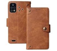 Anybird Marrón Retro Carcasa Funda para Hammer Blade 4 6.5" Magnética Premium Caso Protección Cuero Billetera Antigolpes Cover Teléfono Case