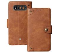 Anybird Marrón Retro Carcasa Funda para Hammer H Boost 2 LTE 2.4" Magnética Premium Caso Protección Cuero Billetera Antigolpes Cover Teléfono Case