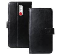 Anybird Negro Funda Caso Carcasa Proteccion Cuero Flip Case Cover Soporte para Geemarc CL8600-4G / CL8000 2.8" Magnética Caso Cuero Billetera Cover Teléfono Case Etui