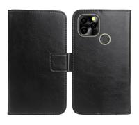 Anybird Negro Funda Caso Carcasa Proteccion Cuero Flip Case Cover Soporte para Maxcom Smart MS651 6.51" Magnética Caso Cuero Billetera Cover Teléfono Case Etui
