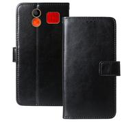 Anybird Negro Funda Caso Carcasa Proteccion Cuero Flip Case Cover Soporte para Nomi i2320 2.31" Magnética Caso Cuero Billetera Cover Teléfono Case Etui