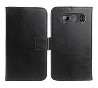Anybird Negro Funda Caso Carcasa Proteccion Cuero Flip Case Cover Soporte para SPC Fortune 2 MAX 2.4" Magnética Caso Cuero Billetera Cover Teléfono Case Etui