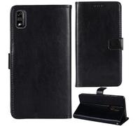 Anybird Negro Funda Caso Carcasa Proteccion Cuero Flip Case Cover Soporte para SPC Smart Pro/SPC Smart Ultimate 6.1" Magnética Caso Cuero Billetera Cover Teléfono Case Etui