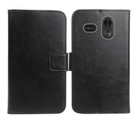Anybird Negro Funda Caso Carcasa Proteccion Cuero Flip Case Cover Soporte para Trevi MAX 24 Nero 2.2" Magnética Caso Cuero Billetera Cover Teléfono Case Etui