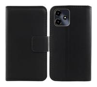 Anybird Negro Genuino Carcasa Funda para WO W O X100 4G 6.53" Magnética Premium Caso Protección Cuero Billetera Antigolpes Cover Teléfono Leather Case Etui