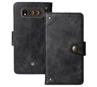 Anybird Negro Retro Carcasa Funda para Hammer H Boost 2 LTE 2.4" Magnética Premium Caso Protección Cuero Billetera Antigolpes Cover Teléfono Case