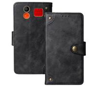 Anybird Negro Retro Carcasa Funda para Nomi i2320 2.31" Magnética Premium Caso Protección Cuero Billetera Antigolpes Cover Teléfono Case