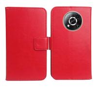 Anybird Rojo Funda Caso Carcasa Proteccion Cuero Flip Case Cover Soporte para Foxx Miro G1 6.56" Magnética Caso Cuero Billetera Cover Teléfono Case Etui