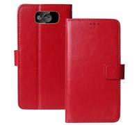 Anybird Rojo Funda Caso Carcasa Proteccion Cuero Flip Case Cover Soporte para Maxcom MM720 2.2" Magnética Caso Cuero Billetera Cover Teléfono Case Etui